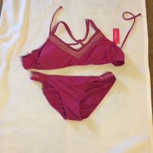 Xhilaration 2 Piece Bikini XL top/L bottom